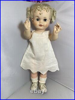 Vintage Madame Alexander Chatter Box Doll 23 Tall 1961