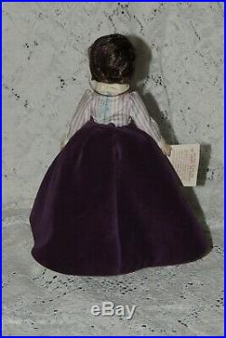 Vintage Madame Alexander Cissette Doll In Purple Victorian Dress & Purple Hat