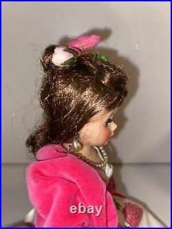 Vintage Madame Alexander Cissette Doll In Rare Camellia Gown, Velvet Coat, Shoes