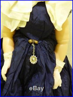 Vintage Madame Alexander Cissy Doll 1957 Navy Cocktail Dress Slip #2141
