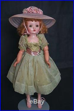Vintage Madame Alexander Cissy Doll 1958 Sheer Green tagged Outfit