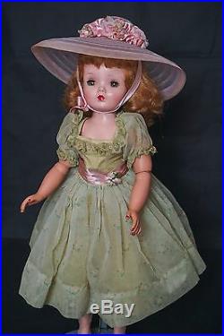 Vintage Madame Alexander Cissy Doll 1958 Sheer Green tagged Outfit