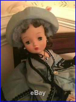 Vintage Madame Alexander Cissy Doll 20 1961 Taffeta Scarlett Portrait Brunette