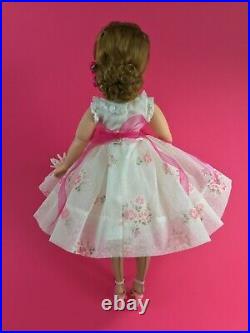 Vintage Madame Alexander Cissy Doll A Vision in Flocked Dotted Organdy Creation