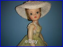 Vintage Madame Alexander Cissy Doll HTF Tagged Flocked Nylon Dress 1958