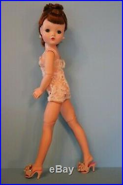 Vintage Madame Alexander Cissy Doll In Original Tagged Chemise1955