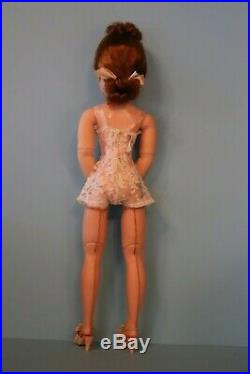 Vintage Madame Alexander Cissy Doll In Original Tagged Chemise1955