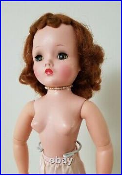 Vintage Madame Alexander Cissy Doll Nude Antique 20 Tall Red head 1950s