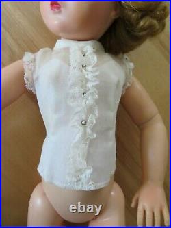 Vintage Madame Alexander Cissy Doll Organdy & Lace Sleeveless Blouse Htf