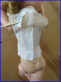 Vintage Madame Alexander Cissy Doll Organdy & Lace Sleeveless Blouse Htf