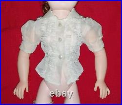 Vintage Madame Alexander Cissy Doll Tagged Polka Dot Skirt & White Blouse Exc
