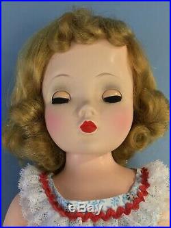 Vintage Madame Alexander Cissy Doll in HTF Cornflower Blue Sundress