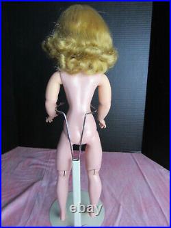 Vintage Madame Alexander Cissy Doll in HTF Dimity Clover 1956