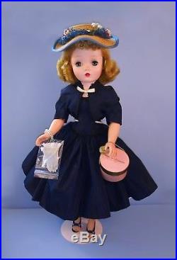 Vintage Madame Alexander Cissy Doll in Navy With Bolero from 1955 Nearly Mint