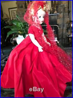 Vintage Madame Alexander Cissy Lady in Red