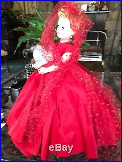 Vintage Madame Alexander Cissy Lady in Red