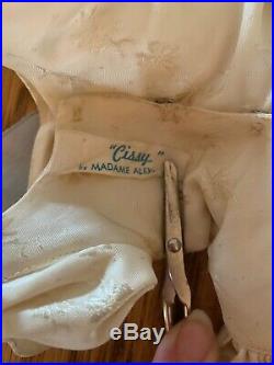 Vintage Madame Alexander Cissy Tagged Queen Elizabeth Tafferra Gown With Sash