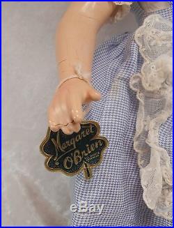 Vintage Madame Alexander Compo 14 MARGARET O'BRIEN withclover tag
