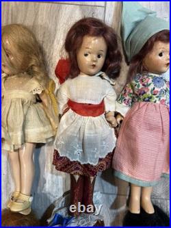 Vintage Madame Alexander Composition 9 Little Betty Doll Most Tagged 1930's