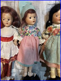 Vintage Madame Alexander Composition 9 Little Betty Doll Most Tagged 1930's