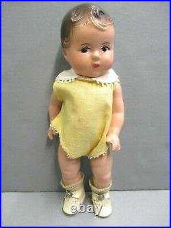 Vintage Madame Alexander Composition Quintuplet Toddler Doll Dressed