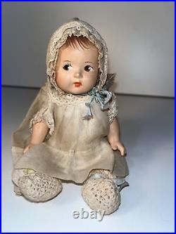 Vintage Madame Alexander Dionne Quints Quintuplets 7.5 Baby Doll MARIE