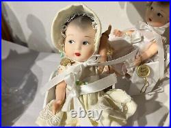 Vintage Madame Alexander Dionne Quintuplets 75 Anniversary 5 Dolls with Carousel