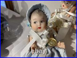 Vintage Madame Alexander Dionne Quintuplets 75 Anniversary 5 Dolls with Carousel