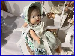 Vintage Madame Alexander Dionne Quintuplets 75 Anniversary 5 Dolls with Carousel