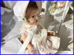 Vintage Madame Alexander Dionne Quintuplets 75 Anniversary 5 Dolls with Carousel