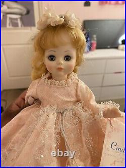 Vintage Madame Alexander Doll #1546 CINDERELLA in PINK with TAG GORGEOUS
