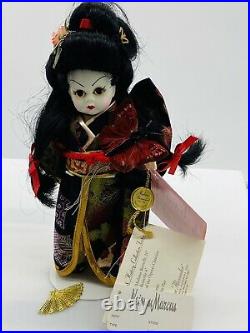 Vintage Madame Alexander Doll 8 Madame Butterfly 22000 Collectable Box Tag Fan