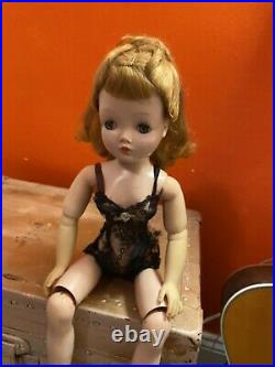 Vintage Madame Alexander Doll Cissy BRUNETTE Pretty Needing TLC In Chemise