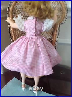 Vintage Madame Alexander Doll Elise in Taffeta Gingham Dress