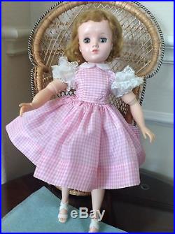 Vintage Madame Alexander Doll Elise in Taffeta Gingham Dress