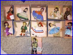Vintage Madame Alexander Dolls 1970s. International 8 Dolls. Lot Of 11 Dolls