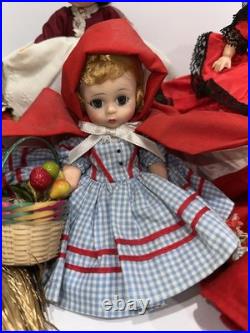 Vintage Madame Alexander Dolls Set Of 7