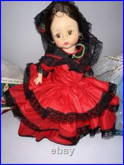 Vintage Madame Alexander Dolls Set Of 7