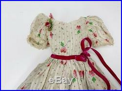 Vintage Madame Alexander Dress DIMITY CLOVER Tagged for CISSY Fashion Doll 1956