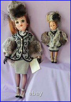 Vintage Madame Alexander Ebony Ivory Houndstooth Doll Cissy Cissette Lmited Ed