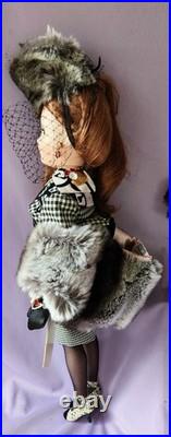 Vintage Madame Alexander Ebony Ivory Houndstooth Doll Cissy Cissette Lmited Ed