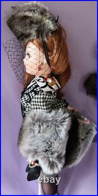 Vintage Madame Alexander Ebony Ivory Houndstooth Doll Cissy Cissette Lmited Ed