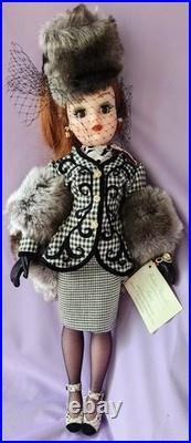 Vintage Madame Alexander Ebony Ivory Houndstooth Doll Cissy Cissette Lmited Ed