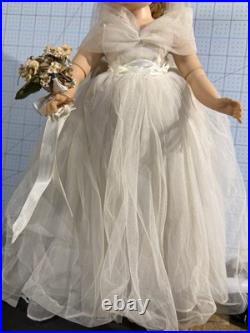 Vintage Madame Alexander Elise Blonde Bride Doll 15-16 No Box 1950-1959 Beauty