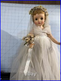 Vintage Madame Alexander Elise Blonde Bride Doll 15-16 No Box 1950-1959 Beauty
