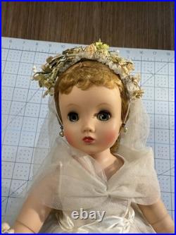 Vintage Madame Alexander Elise Blonde Bride Doll 15-16 No Box 1950-1959 Beauty