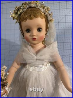 Vintage Madame Alexander Elise Blonde Bride Doll 15-16 No Box 1950-1959 Beauty