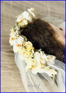 Vintage Madame Alexander Elise Bride Doll Brunette 15 1950s read