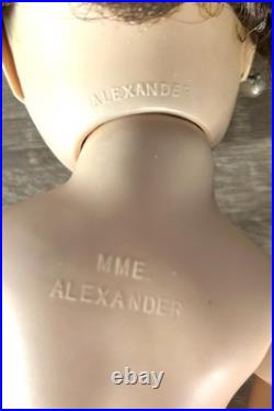 Vintage Madame Alexander Elise Bride Doll Brunette 15 1950s read
