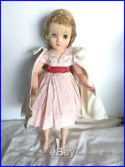 Vintage Madame Alexander Elise Doll in RARE TAGGED JUNIOR LEAGUE Dress, Coat Set